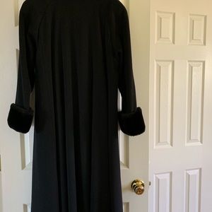 Long black coat